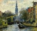 Kanal in Amsterdam Claude Monet
